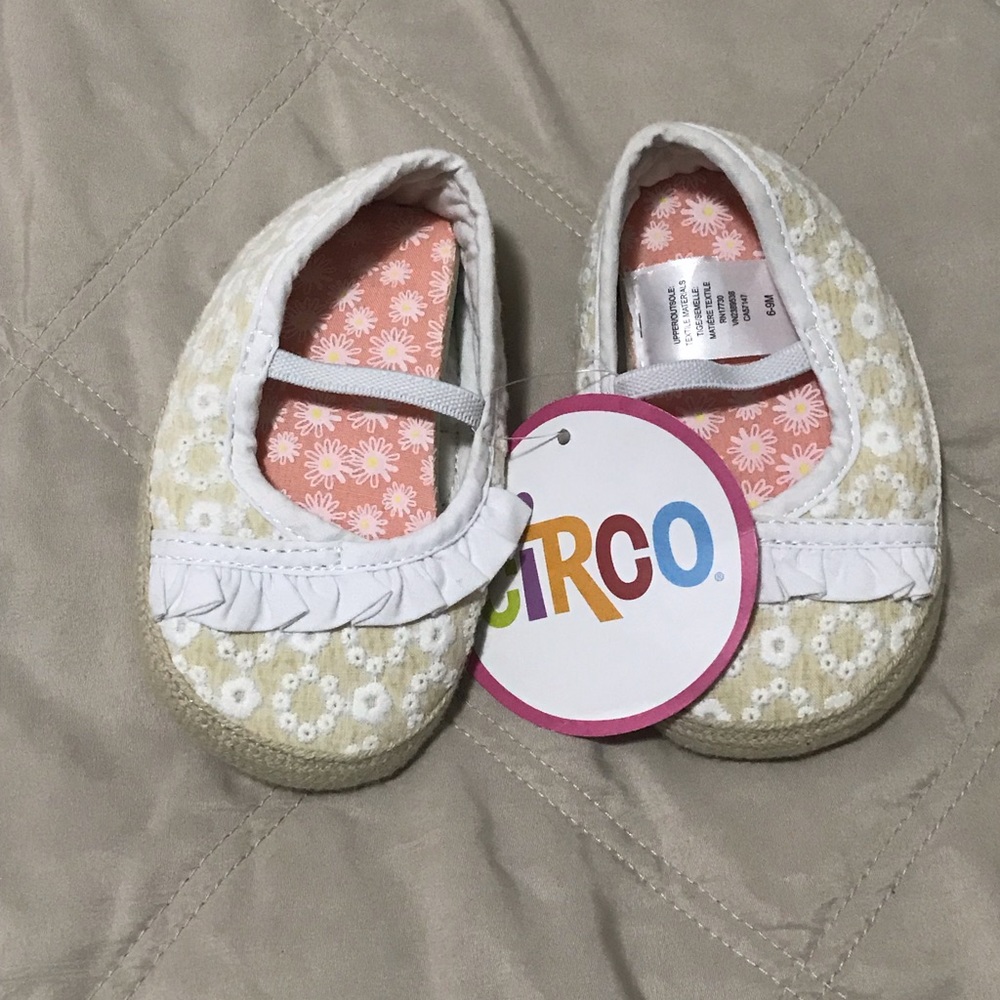 NWT- Circo- Baby Espadrilles- Size 6-9 mo.